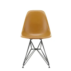 Vitra Chairs*Eames Plastic Chairs Dsr | Base Dark Powder-Coated - Mustard