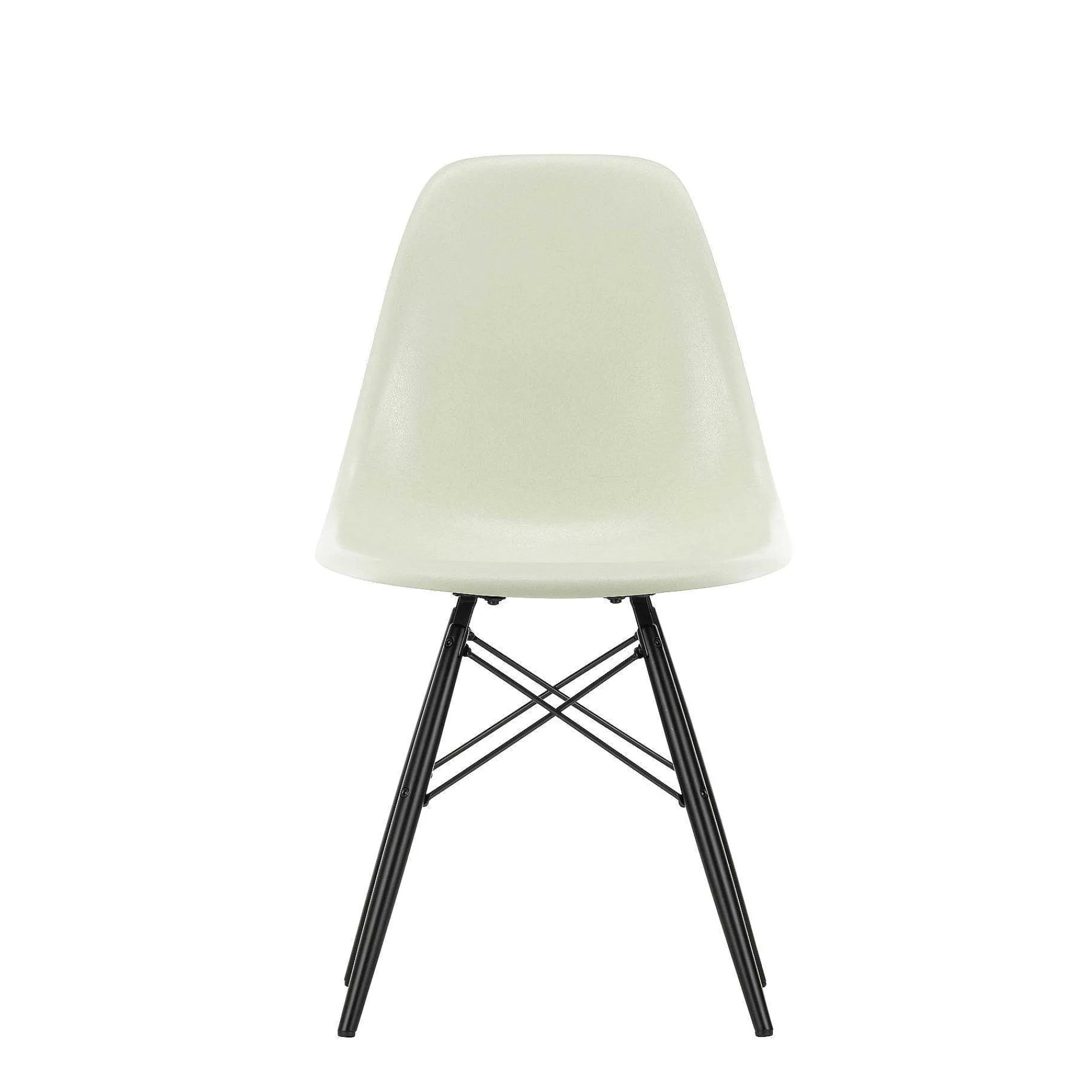 Vitra Chairs*Eames Plastic Chairs Dsw | Black Maple Base - Pebble