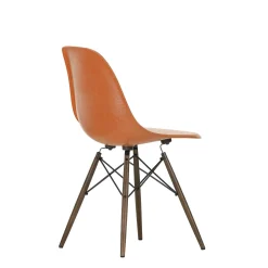Vitra Chairs*Eames Plastic Chairs Dsw | Dark Maple Base - Rusty Orange