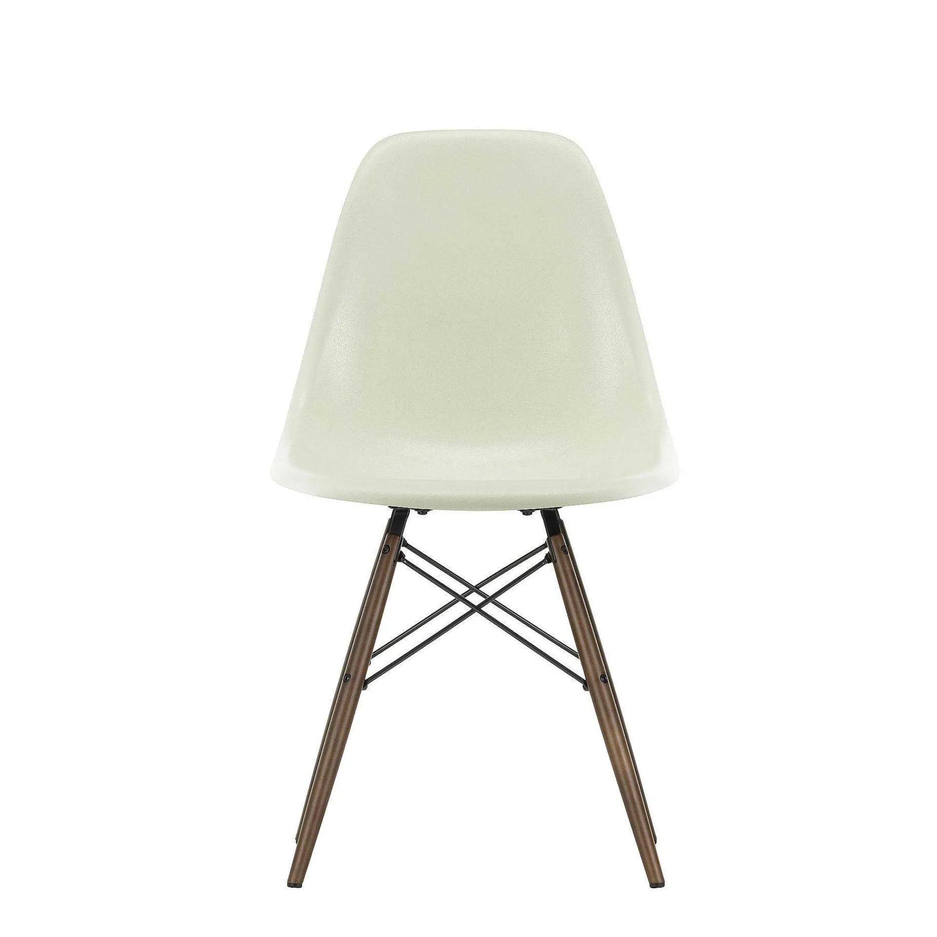 Vitra Chairs*Eames Plastic Chairs Dsw | Dark Maple Base - Pebble