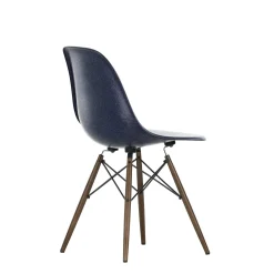 Vitra Chairs*Eames Plastic Chairs Dsw | Dark Maple Base - Dark Blue