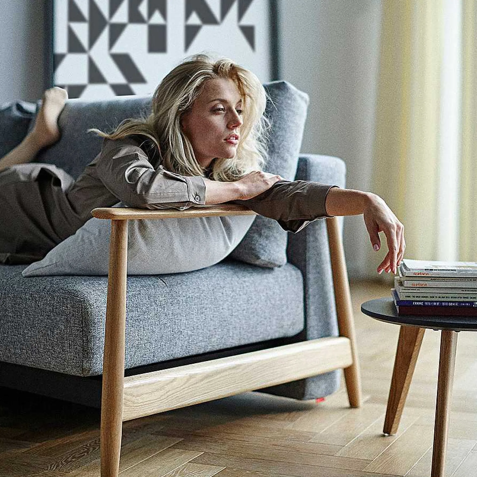 Innovation Living Sofa Beds*Eluma Deluxe Button - Sofa Bed - 565 | 140-200 Cm