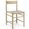 Brdr. Krüger Chairs*F Dining Chair | Waxed Oiled Oak - Natural Paper Cord Seat