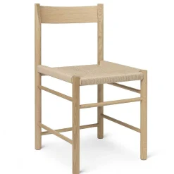 Brdr. Krüger Chairs*F Dining Chair | Waxed Oiled Oak - Natural Paper Cord Seat