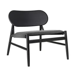 Brdr. Krüger Single Armchairs*Ferdinand Lounge Chair | Black/Dark Grey