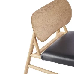 Brdr. Krüger Single Armchairs*Ferdinand Lounge Chair | Oak/Black Leather