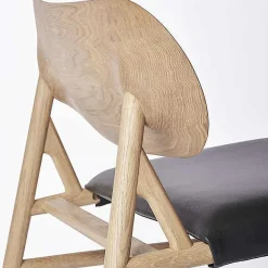 Brdr. Krüger Single Armchairs*Ferdinand Lounge Chair | Oak/Black Leather