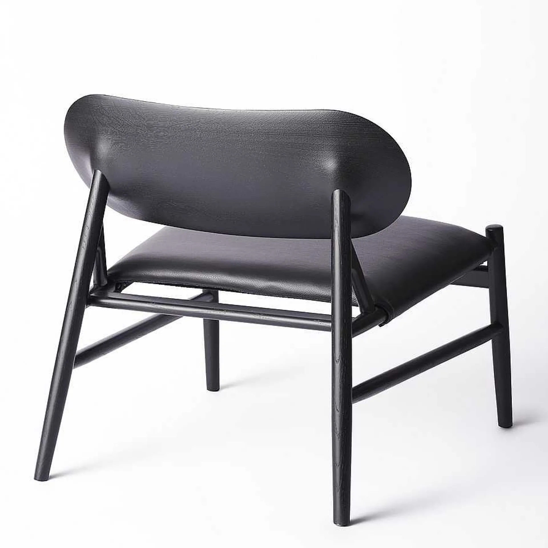 Brdr. Krüger Single Armchairs*Ferdinand Lounge Chair | Oak/Black Leather