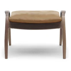 Carl Hansen & Søn Pouf*Fh430 | Footrest | Walnut/Cognac Leather