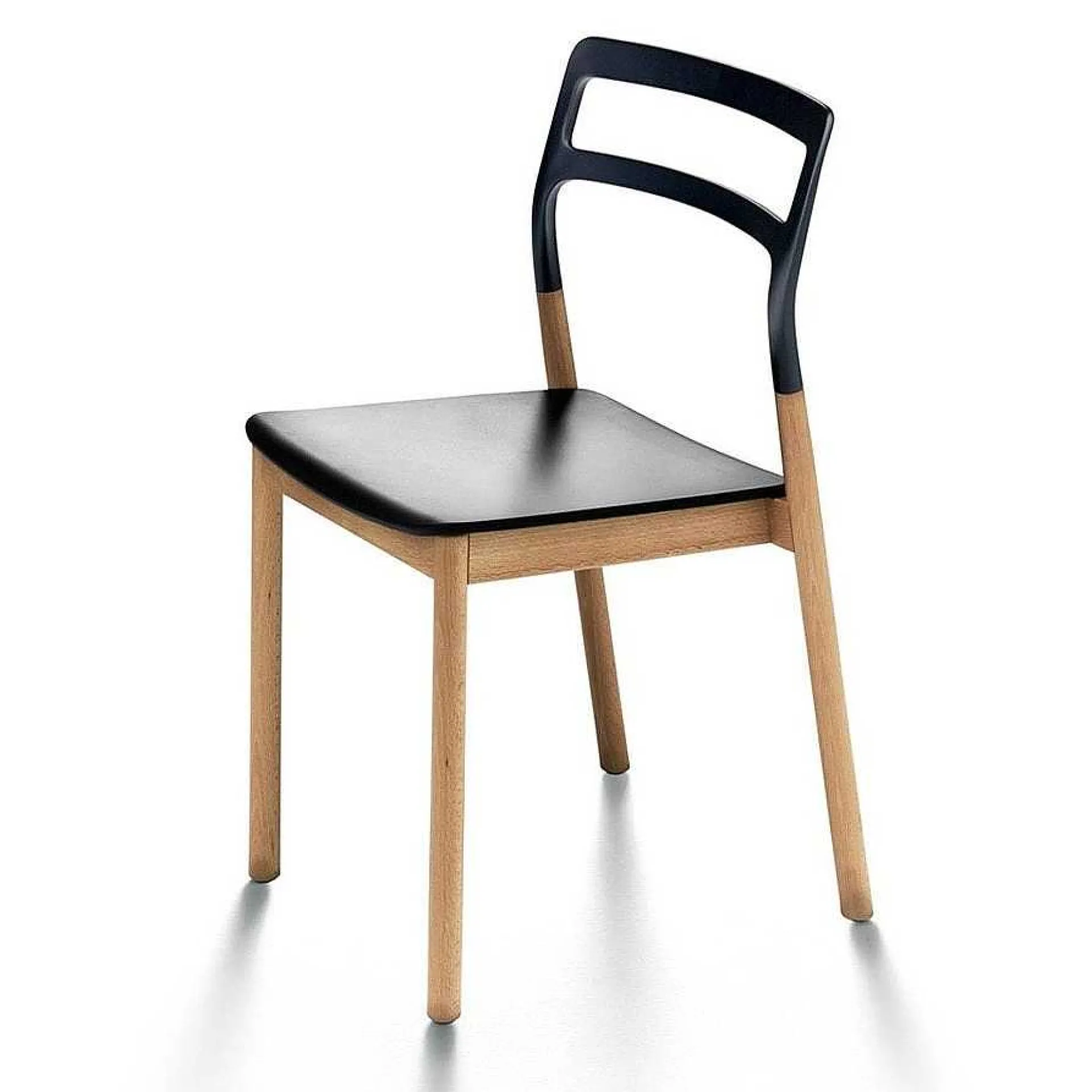 DePadova Chairs*Florinda | Chair | Natural Beech/Embossed Black