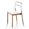 DePadova Chairs*Florinda | Chair - Structure In Beech Stained Moka