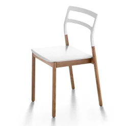DePadova Chairs*Florinda | Chair - Structure In Beech Stained Moka