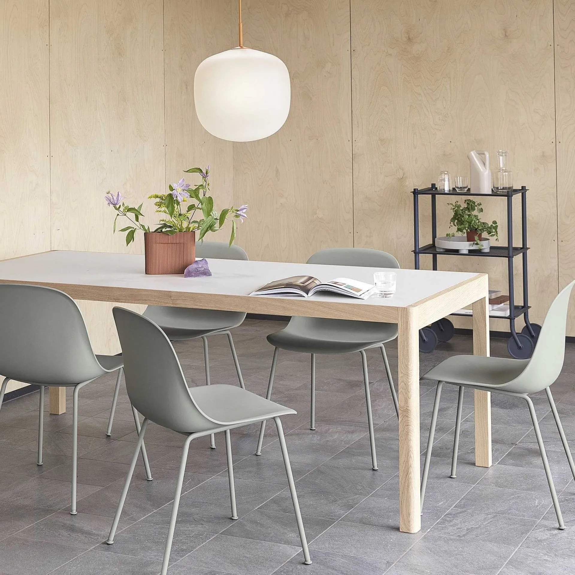 Muuto Coffee Tables*Flow Trolley | Trolley | Blue-Grey