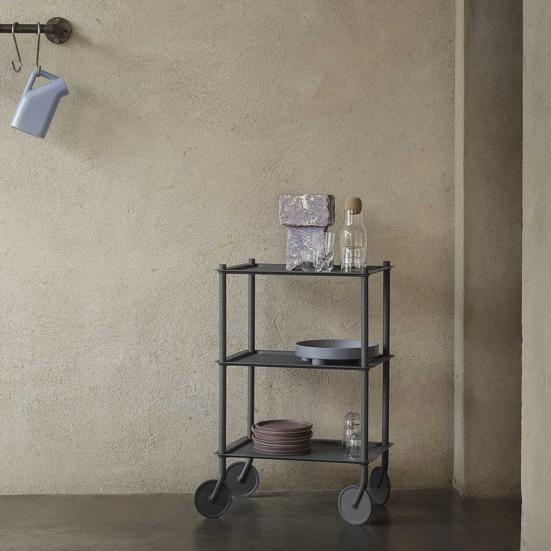 Muuto Coffee Tables*Flow Trolley | Trolley | Blue-Grey