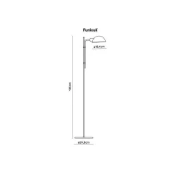 Marset Pendant Lights*Funiculi | Floor Lamp | White