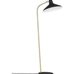GUBI Pendant Lights*G-10 Floor Lamp | Black Rough - Brass
