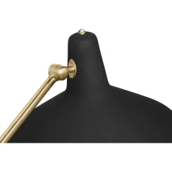 GUBI Pendant Lights*G-10 Floor Lamp | Black Rough - Brass