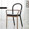 Porro Chairs*Gentle | Chair - Ash And Faux Leather