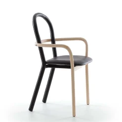 Porro Chairs*Gentle | Chair - Ash And Faux Leather