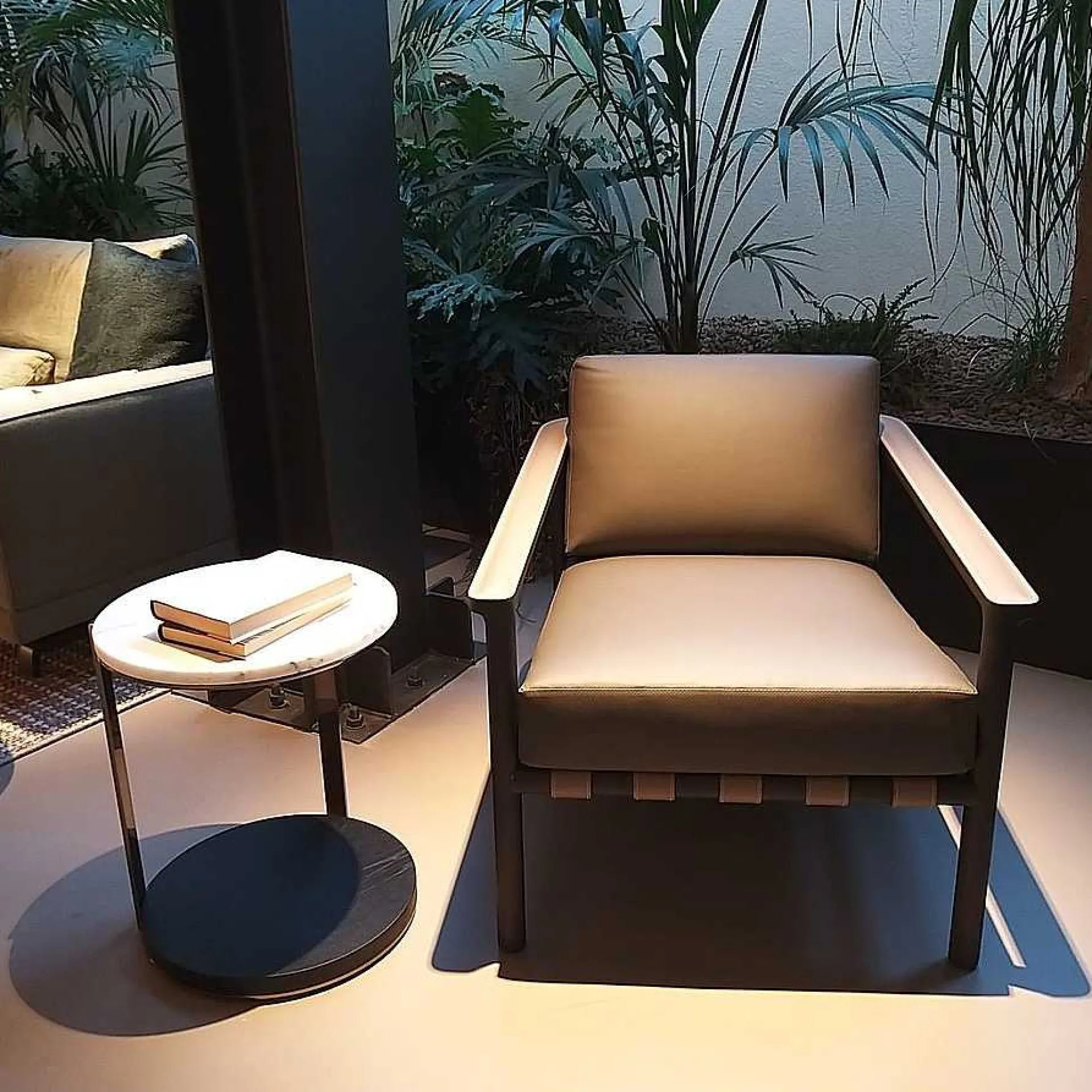 Molteni Single Armchairs*Gillis | Armchair | Leather/Eucalyptus - Ex Display