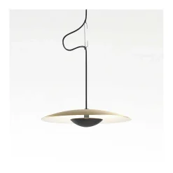 Marset Pendant Lights*Ginger 32 | Pendant Lamp | Brushed Brass-White - Dali