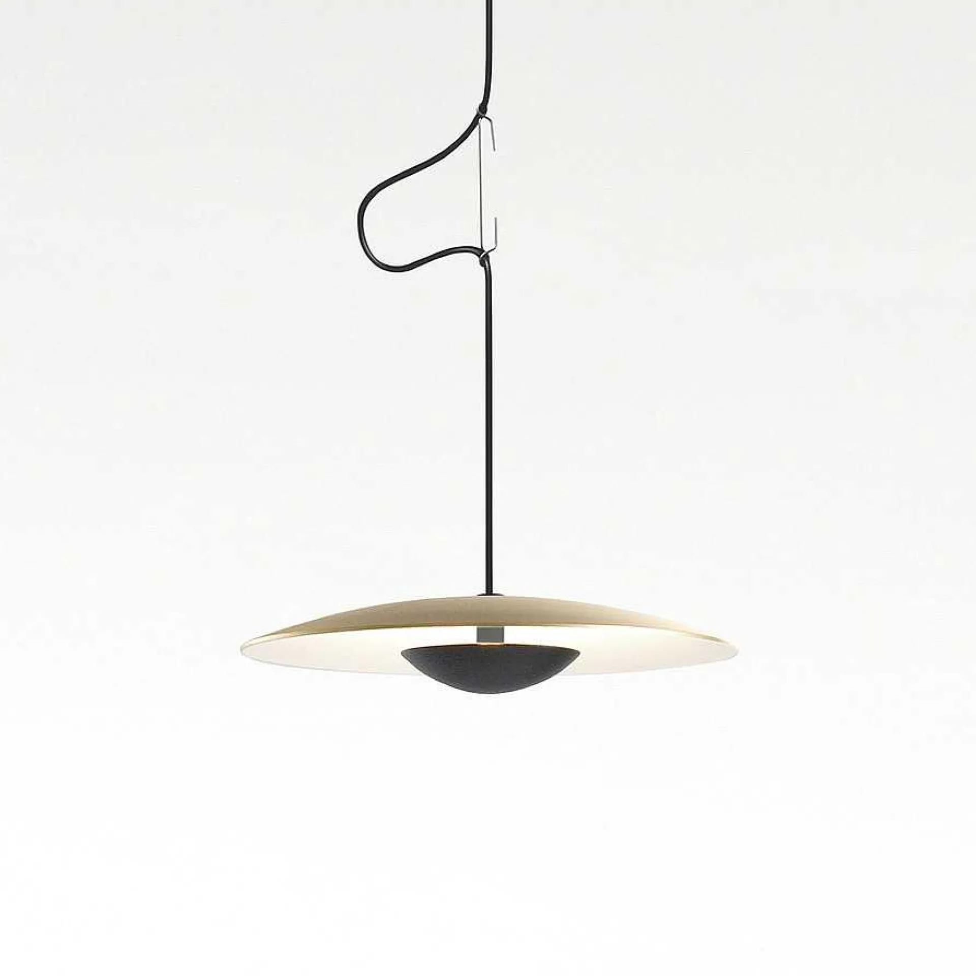 Marset Pendant Lights*Ginger 20 | Pendant Lamp | Brushed Brass-White