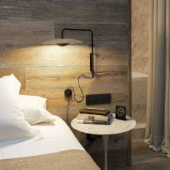 Marset Pendant Lights*Ginger 20 A | Wall Lamp | Oak / White