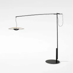 Marset Pendant Lights*Ginger Xl 42 | Floor Lamp | Oak-White