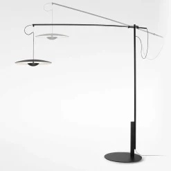 Marset Pendant Lights*Ginger Xl 42 | Floor Lamp | Wenge-White