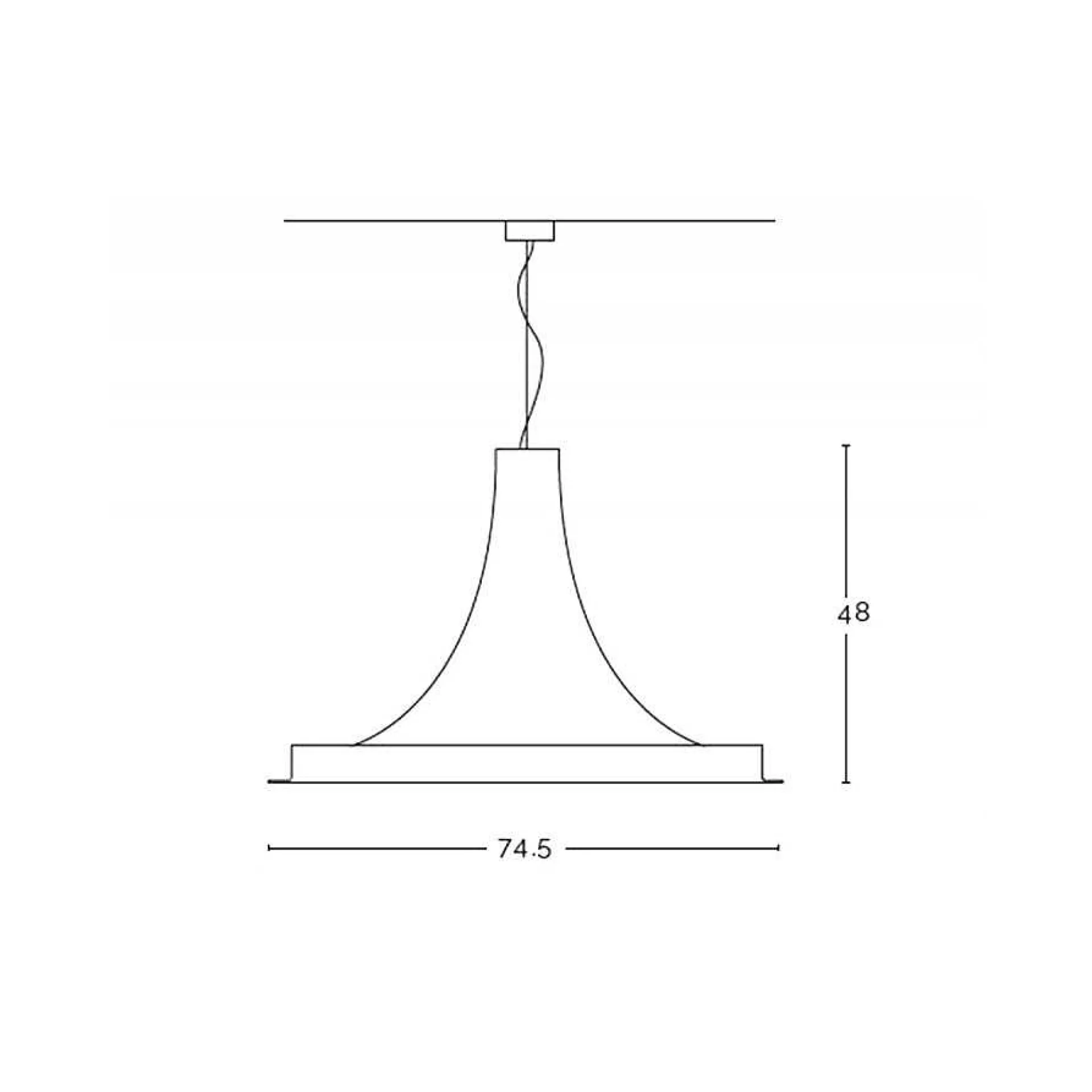 Zava Pendant Lights*Gio | Suspension Lamp - Ral 9005