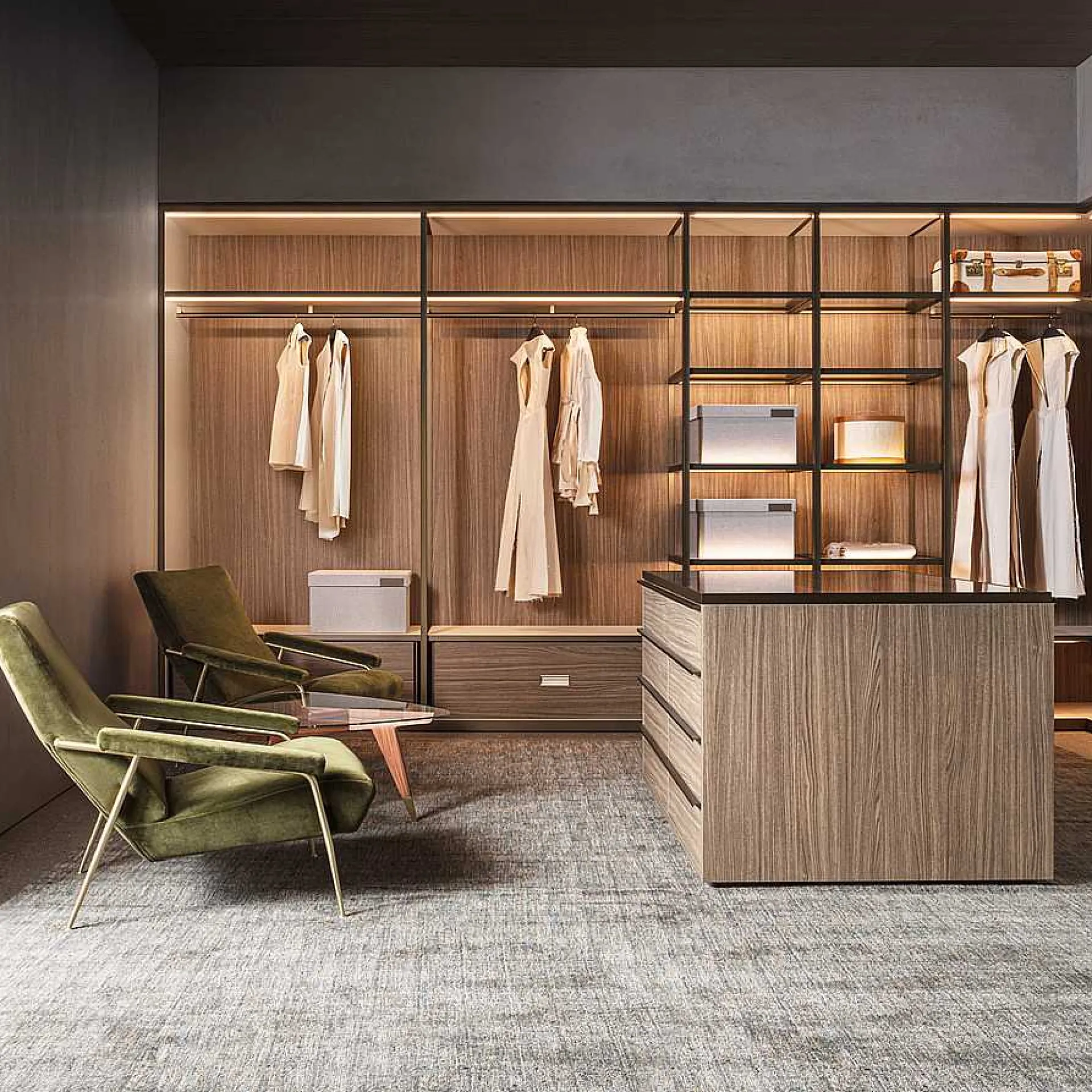 Molteni Modular Wardrobes*Gliss Master | Walk-In Closets
