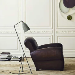 GUBI Pendant Lights*Grashoppa Floor Lamp | Dusty Blue