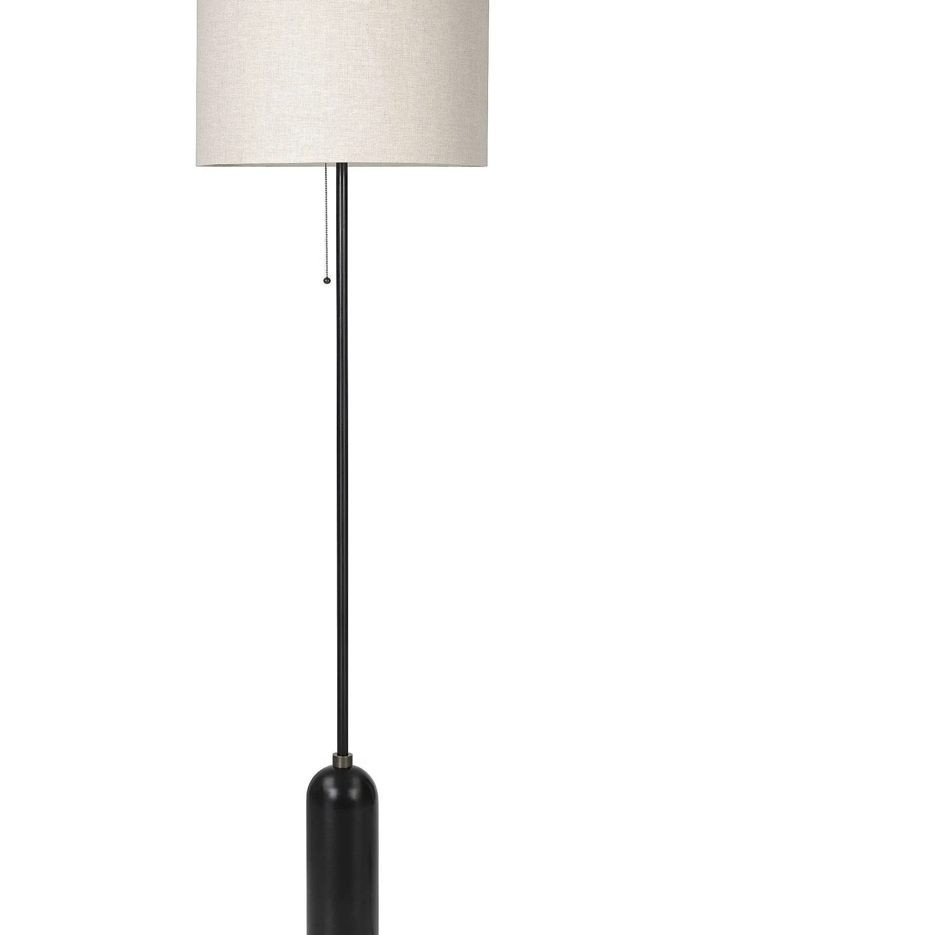 GUBI Pendant Lights*Gravity Floor Lamp | Canvas - Blackened Steel