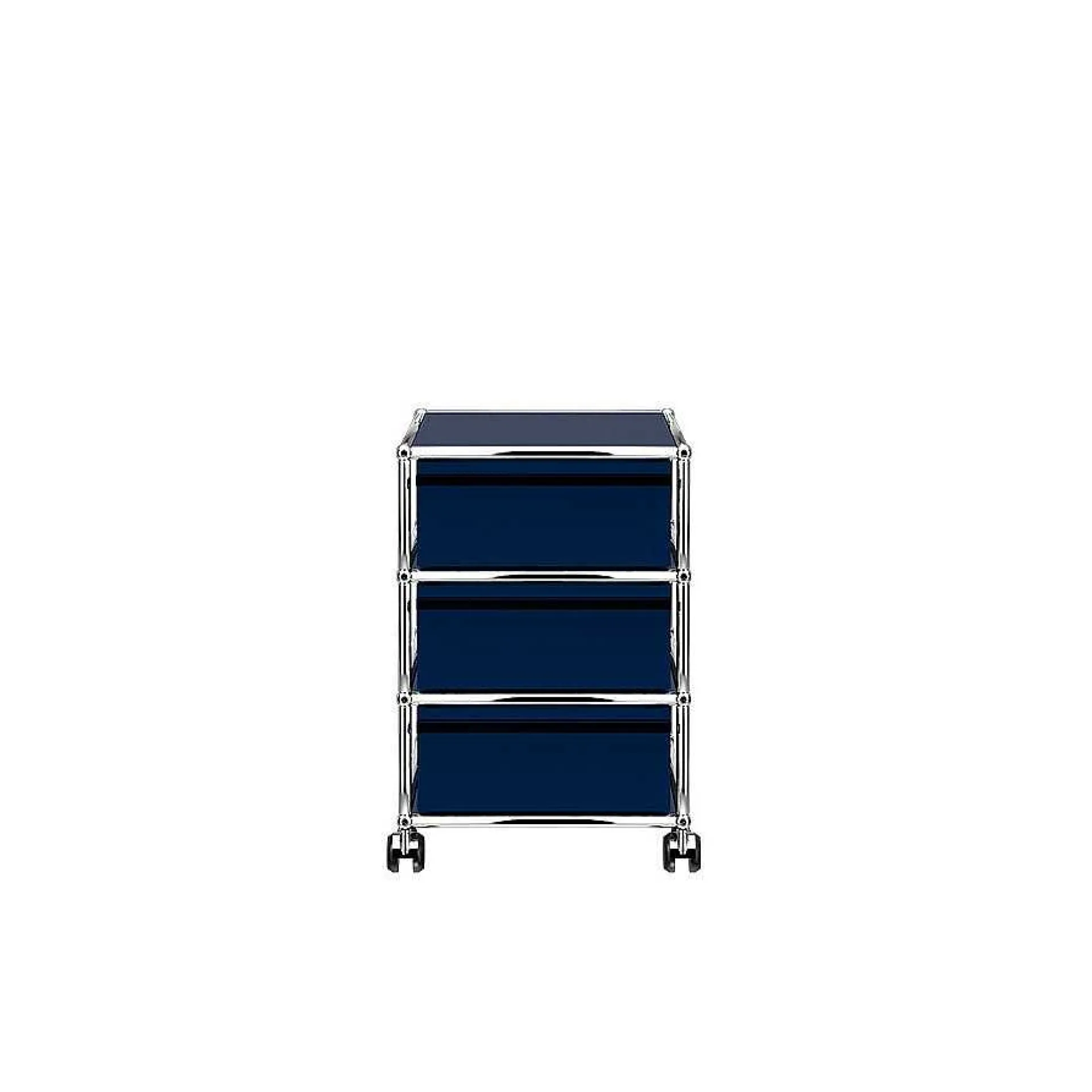USM Decoration*Haller 34 | Storage Cabinet With Wheels 41X52 - Steel Blue