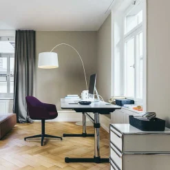 USM Decoration*Haller 24 | Storage Cabinet With Wheels 41X52 - Pure White