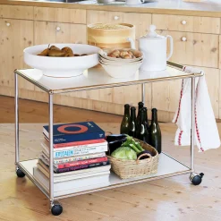 USM Coffee Tables*Haller | Cart - Pure White