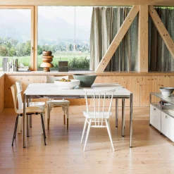 USM Dining Tables*Haller | Table 175X75 | Pearl Grey Laminate