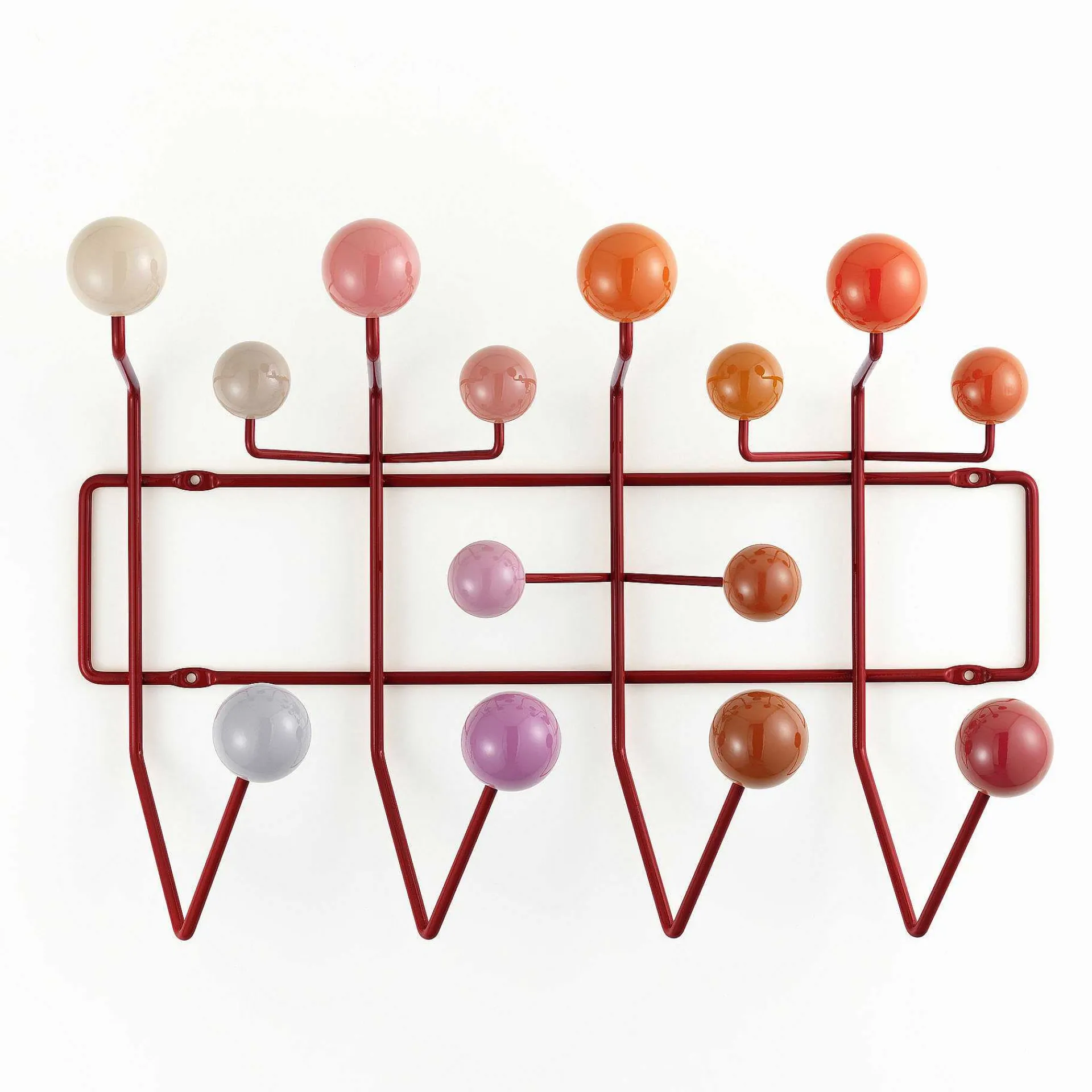 Vitra Decorations*Hang It All | Coat Hangers | Multi Shades Of Red