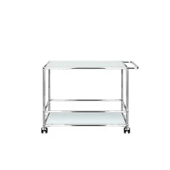 USM Coffee Tables*Harrel | Cart - Matte Silver