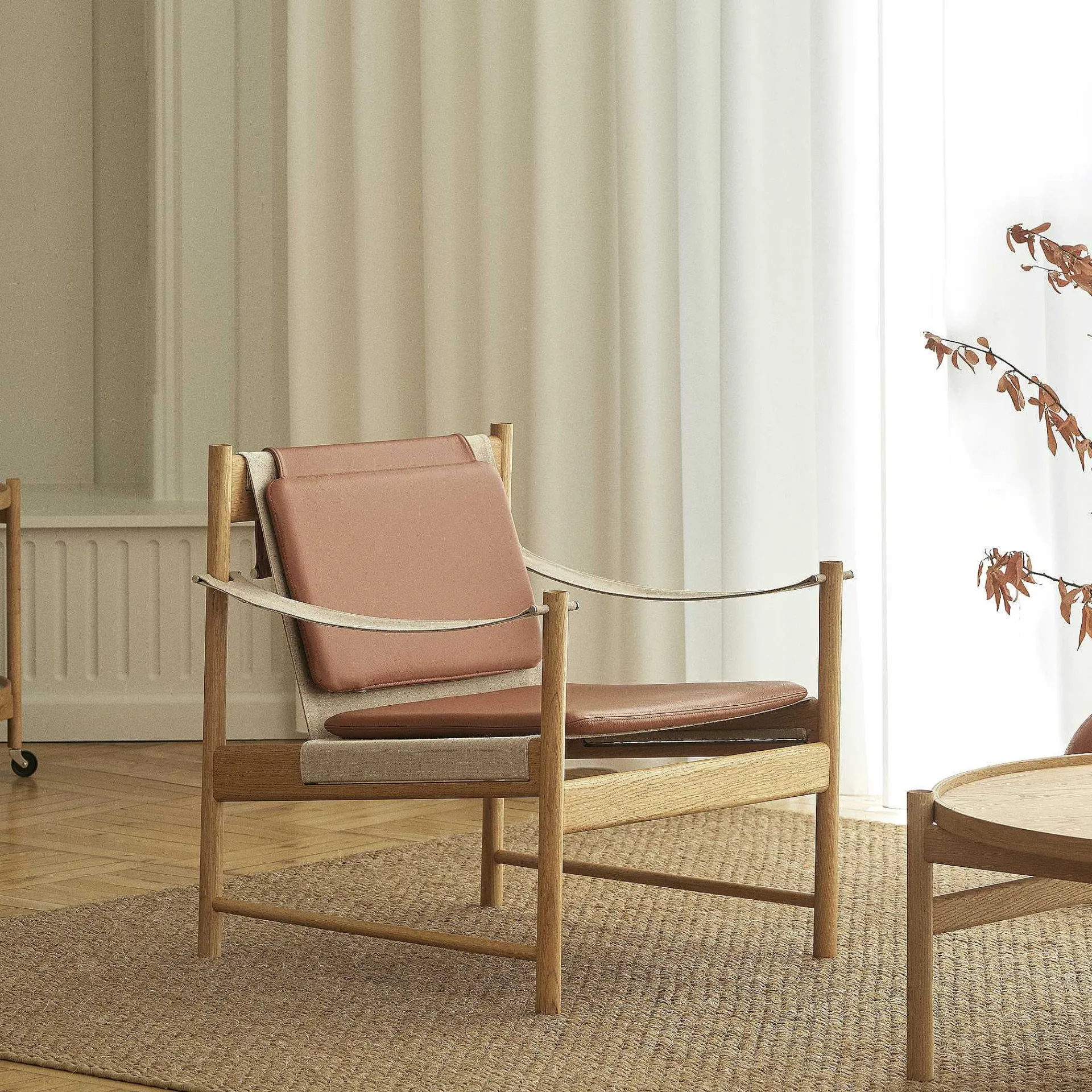 Brdr. Krüger Single Armchairs*Hb Lounge Chair | Armchair | Oak/Leather
