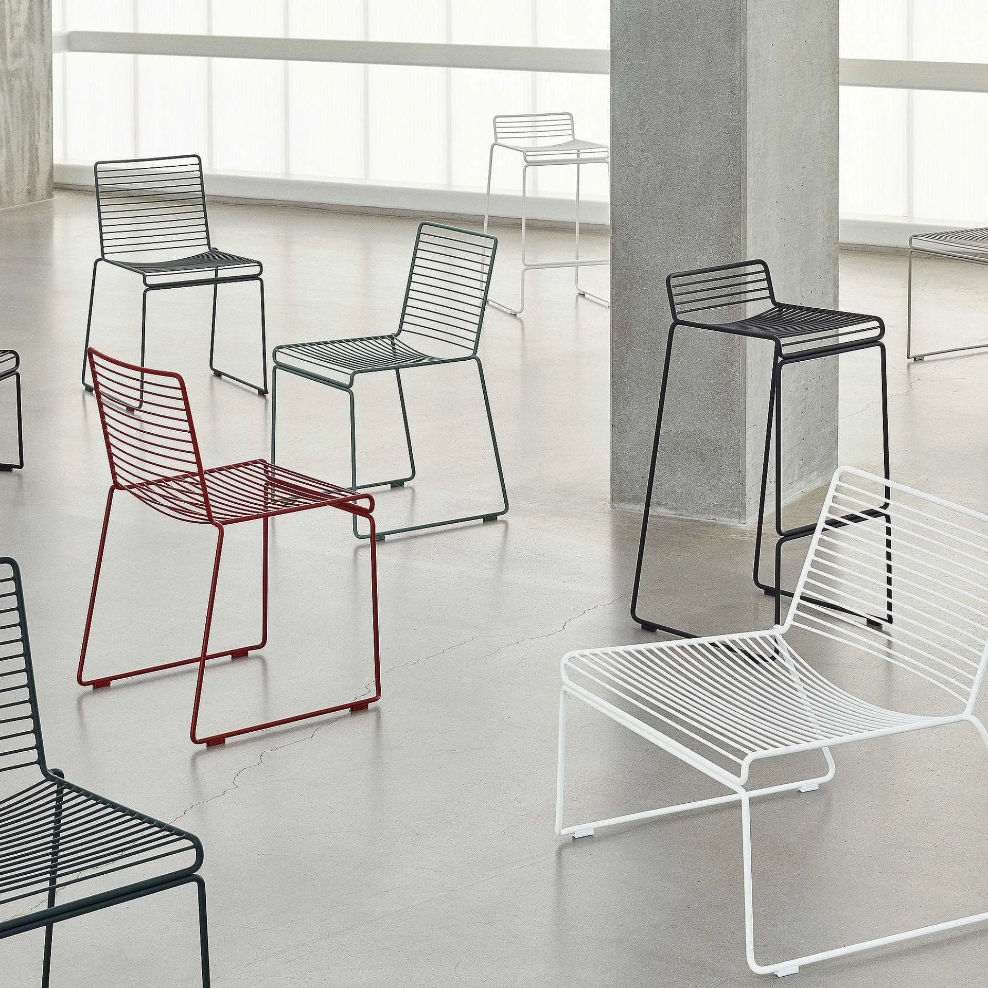 HAY Outdoor Chairs*Hee Dining Chair | Fall Green