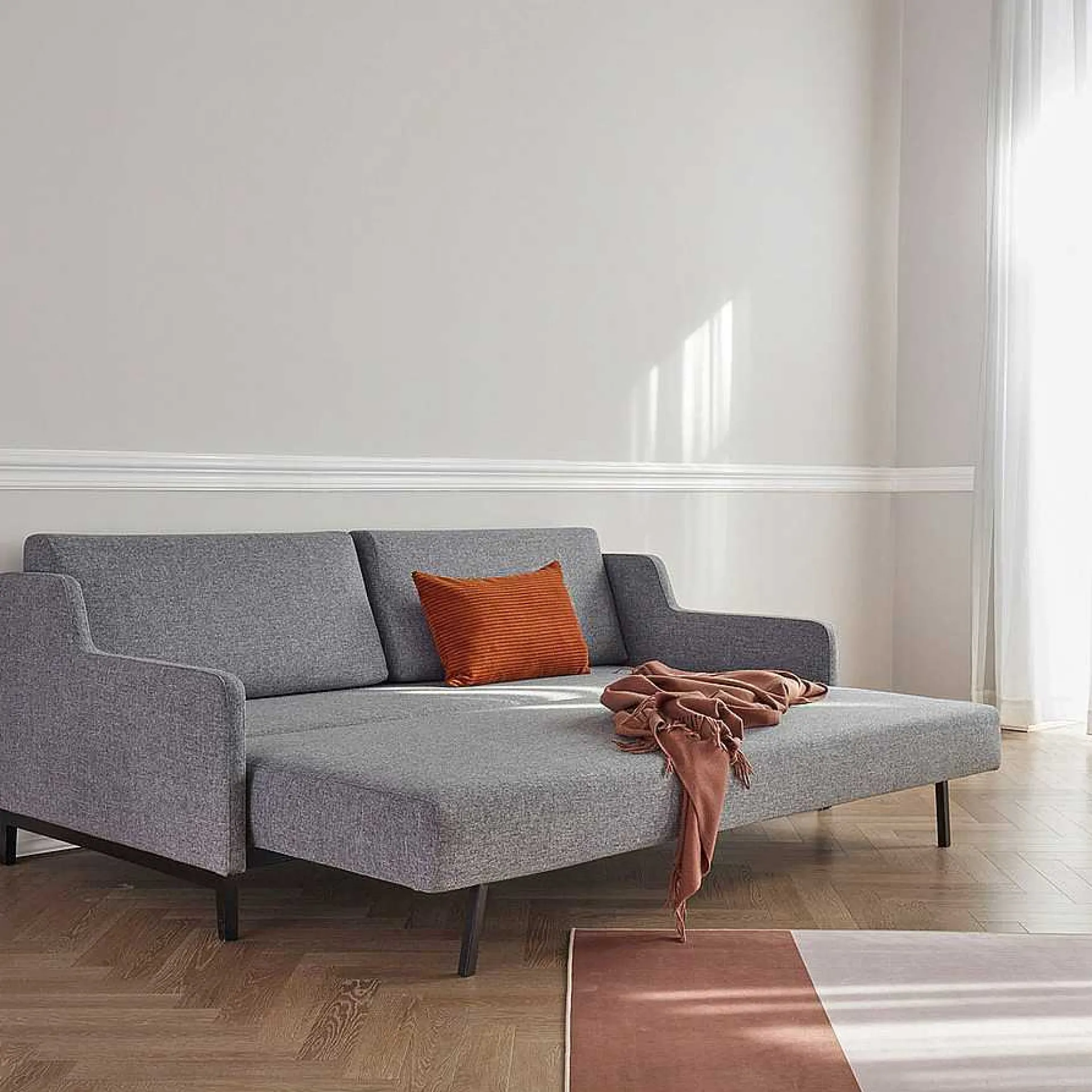 Innovation Living Sofa Beds*Hermod Sofa Bed | 565 - Black Wood Legs | 160-200 Cm