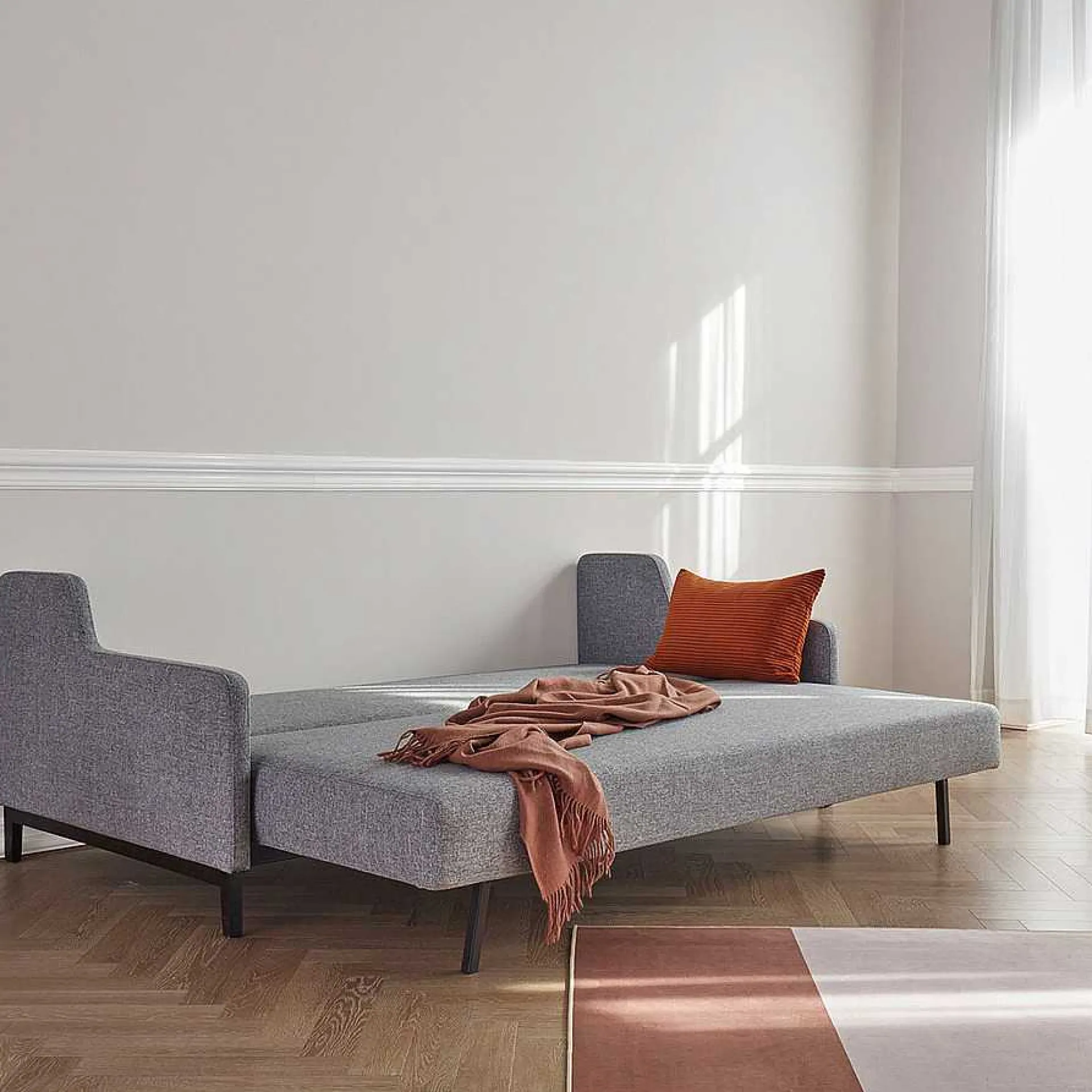 Innovation Living Sofa Beds*Hermod Sofa Bed | 565 - Black Wood Legs | 160-200 Cm