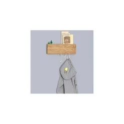 Zeitraum Coat Hangers And Hooks*Hide & Park | Oak - L 45
