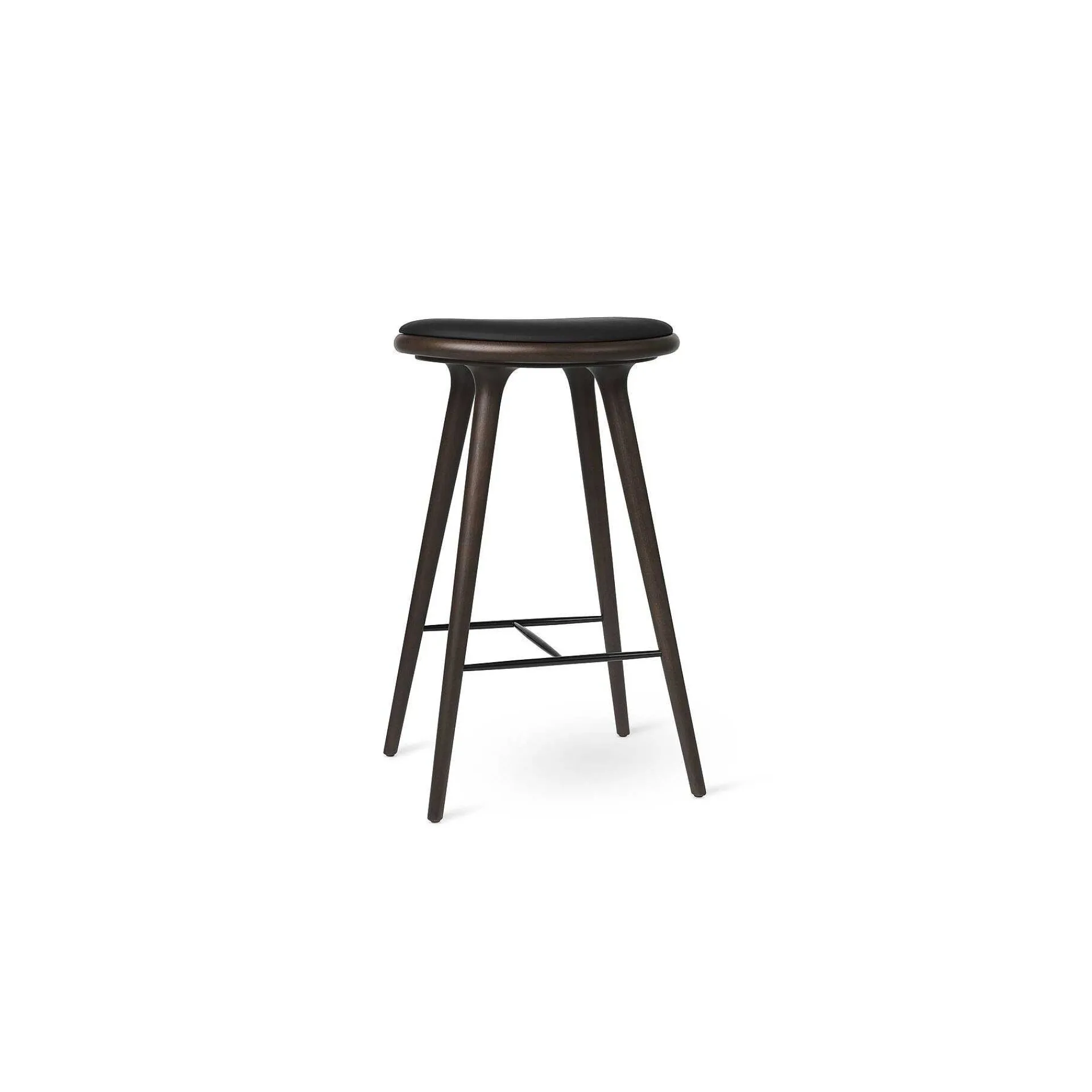 Mater Stools*High Stool | Dark Stained Beech | 74 Cm