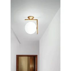 Flos Outdoor Wall Lamps*Ic Ceiling Wall 1 | Indoor Brass Finish