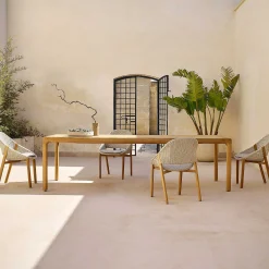 Tribù Outdoor Tables*Illum Dining Table | Outdoor Table | Teak