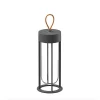 Flos Outdoor Table Lights*In Vitro Unplugged | Outdoor Table Lamp | Anthracite