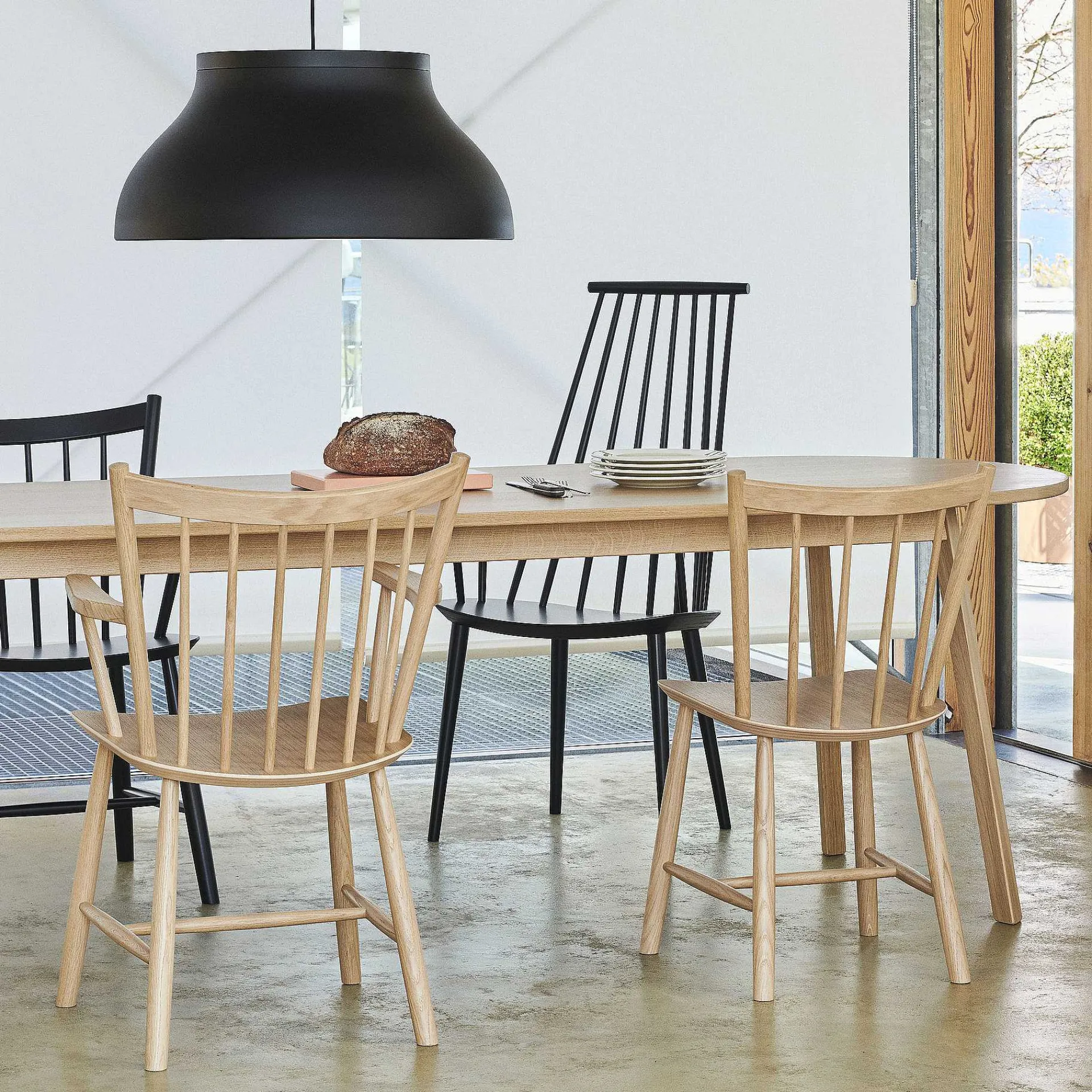 HAY Chairs*J - 110 | Chair | Beech - Black