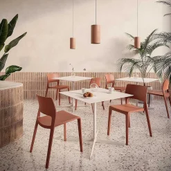 Arper Chairs*Juno 02 | Chair | Rust